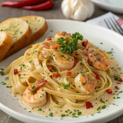 Cajun Creamy Shrimp Pasta