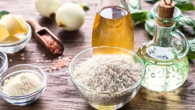 Risotto agli Asparagi ingredients. 