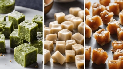 frozen pesto, roasted garlic, and caramelized onions flavor bombs
